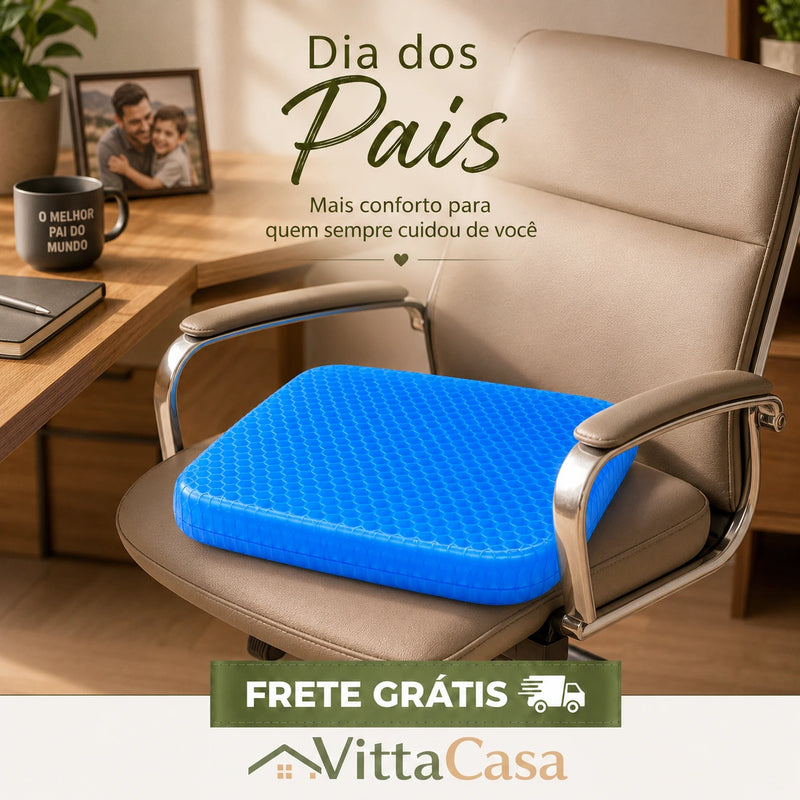 VittaGel Comfort – Almofada Ergonômica em Gel Colmeia com Capa
