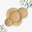 Decoração Parede Boho Composição Cestos de Palha