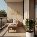 Decoração Parede Boho Composição Cestos de Palha