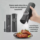 Moedor Automatico Elétrico De Temperos Sal Grosso Pimenta com Led