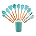 Kit 12 Peças de Utensílios de Cozinha em Silicone