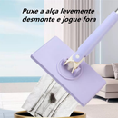 Esfregão Mop De Limpeza Ajustável Giratória 360° Toalha de rosto eco-friendly segunda utilização