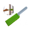 Limpador De Vidros Com Espatula Para Box Janelas Frestas Fendas Refil Microfibra