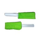 Limpador De Vidros Com Espatula Para Box Janelas Frestas Fendas Refil Microfibra