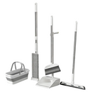 Kit Completo de 5 Peças para Limpeza Vassoura + Rodo + Pá +balde e Rodo Conjunto de esfregão -S7
