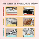 Kit Completo de 5 Peças para Limpeza Vassoura + Rodo + Pá +balde e Rodo Conjunto de esfregão -S7