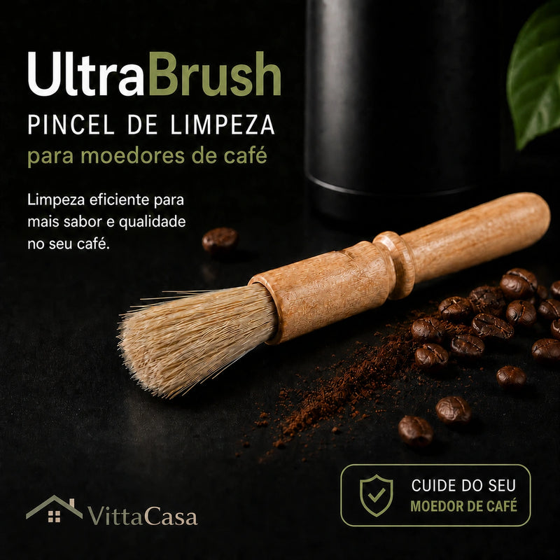UltraBrush – Pincel de Limpeza para Moedor de Café